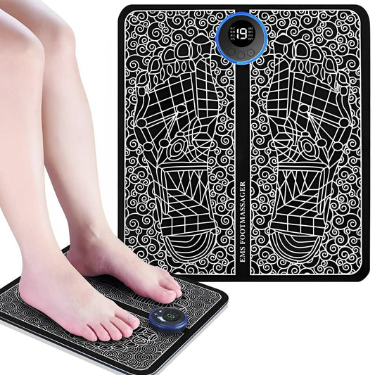 Express Tapis de Massage EMS et ENS  des Pieds  avec Stimulateur de points d'Acupuncture